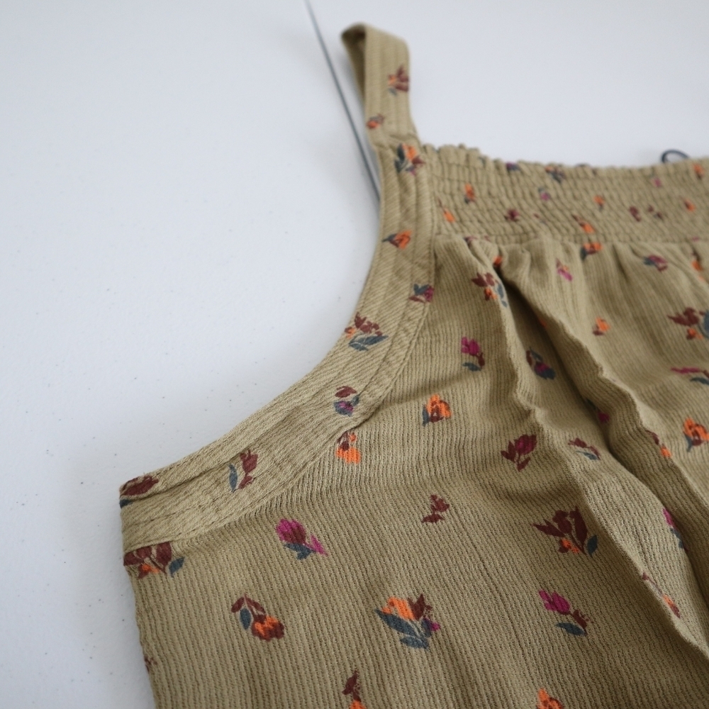 Prana Women's Size XL Little Palm Cami Sweet Grass Meadow Floral Cotton Top NWT - Picture 7 of 13